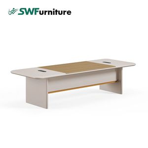 <b>Modern</b> Luxury Executive Boardroom Table Environmentally-Friendly Materials Large Conference Meeting Wood Office <b>Desk</b> - Product Image 1