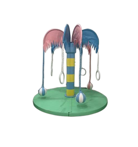 Aire de jeux intérieure électrique automatique colorée personnalisée en forme de cocotier, aire de jeux souple, location d'événements, location de jeux souple - Product Image 1