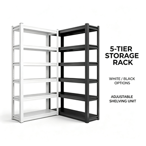 Cold Rolled Steel Dual <b>Lock</b> Casters 36x18x72 Tool Free Setup Pantry Adjustable Wire Shelving <b>With</b> Casters <b>With</b> Casters Set - Product Image 1