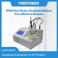 Testeur de teneur en eau dans l'huile de transformateur de bonne qualité, analyseur de traces d'humidité, garantie 1 an, technique de titrage Karl Fischer
