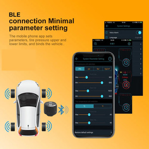 Car TPMS BT <strong>5</strong>.0 Tyre Tire Pressure <strong>Monitoring</strong> System APP Display 4 External External Sensors Support <strong>Android</strong> IOS - Product Image 2