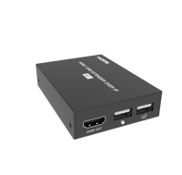Extensor HDMI sobre IP 1080P de 150m con USB KVM y paso de IR, compatible con H.265, de 1 a Múltiples