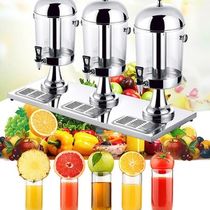 Dispensador de Jugos Fríos Comercial de Acero Inoxidable con Grifo de Madera para Bebidas - Product Image 6