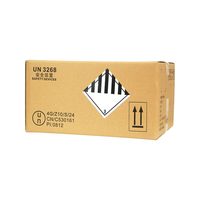 Boîte en carton personnalisée à 5 couches pour produits dangereux, certification chimique, matières à risque avec logo