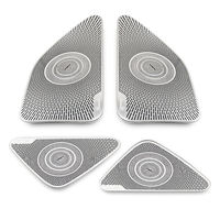 Housses de haut-parleurs LED 64 couleurs pour Mercedes Benz W205 W213 X253 C/e/glc classe E voiture nouvelle lampe lumière ambiante