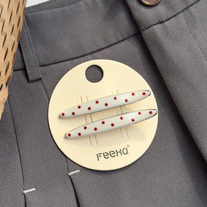 กิ๊บติดผมลายจุดสีครีมขาว ดีไซน์ไม่สม่ำเสมอ กิ๊บติดข้างสำหรับเด็กผู้หญิง กิ๊บติดผมน่ารักสำหรับงานปาร์ตี้ในโรงเรียน ใช้ได้ทุกวัน - Product Image 4