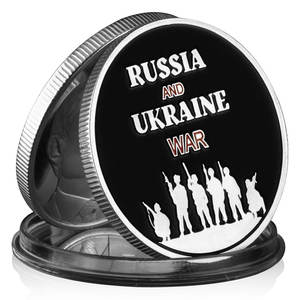 Moneta Commemorativa Placcata Oro e Argento della Guerra Russo-<span class=keywords><strong>Ucraina</strong></span>, Moneta da Collezione - Product Image 5