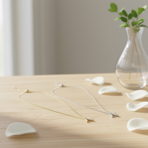 Collier avec pendentif en forme de lettre N en diamant, chaîne en acier inoxydable, 12 pièces, Acero 6 6 - Product Image 3