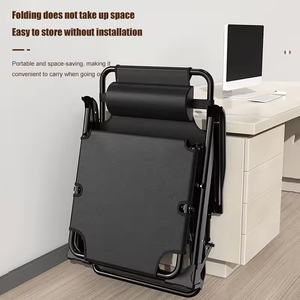 سرير قابل للطي قابل للطي في الهواء الطلق استراحة استلقاء للحديقة الشاطئ الكراسي الاستلقاء للشمس للحديقة الحديقة - Product Image 5