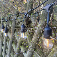10m solaire IP65 étanche mariage Globe tente Patio jardin intérieur extérieur café décoratif feston guirlandes lumineuses