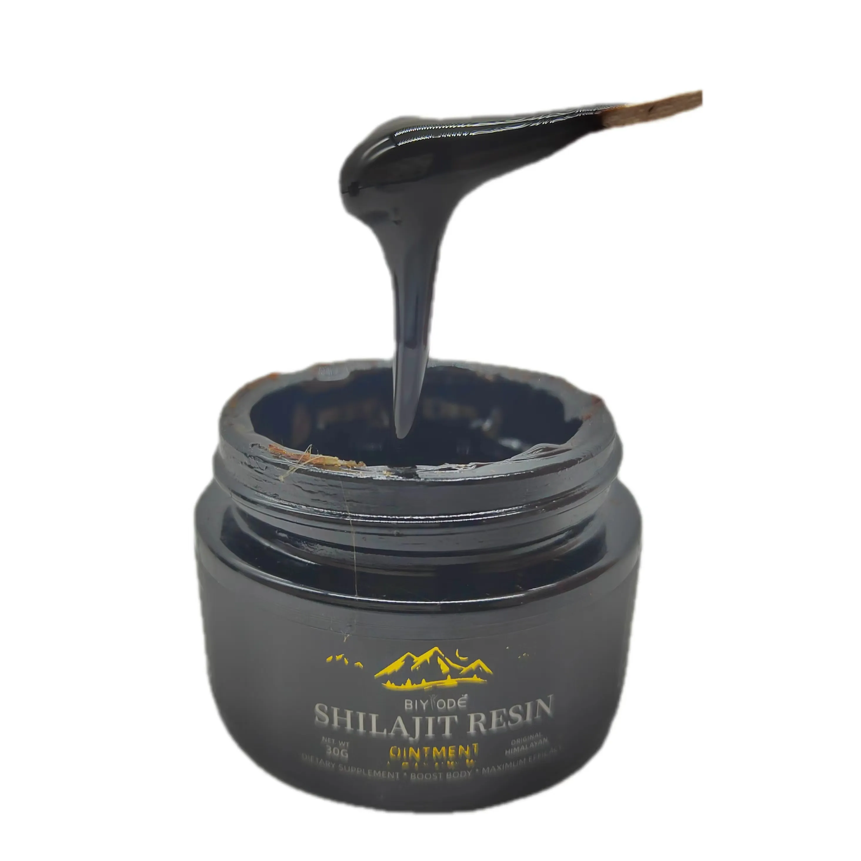 Resin Shilajit alami 30g 50g OEM Label pribadi suplemen Shilajit Resin Himalaya murni