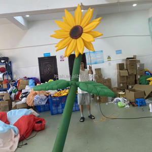 Modelo de Girasol Inflable Gigante, Decoración Inflable de Girasol Atractiva y Hermosa para <span class=keywords><strong>Eventos</strong></span> - Product Image 4