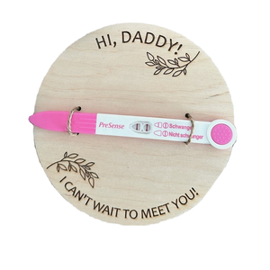 Plaque d'<span class=keywords><strong>Annonce</strong></span> de Grossesse en Bois Personnalisable Cadeau de Fête des Pères Salut Papa <span class=keywords><strong>Annonce</strong></span> de Grossesse en Bois - Product Image 4