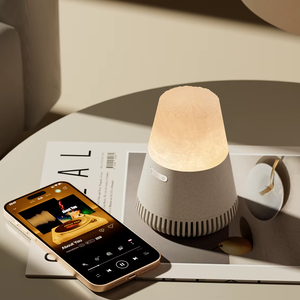 KUANGXIANG Home Essentials Musique sans fil, diffuseur d'huile et lumière LED ambiante Haut-parleur 3-en-1 avec connexion rapide Blue-tooth 5.3 - Product Image 3