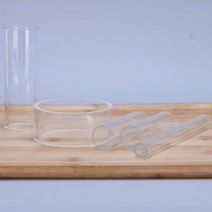 Tubo de inspección de vidrio de grado industrial de 80 mm de diámetro para máquinas de eliminación de carbono, tarros de vidrio industriales de 135 mm de altura - Product Image 2