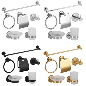 Set di accessori per il bagno da 6 pezzi in acciaio inossidabile, antiruggine, facile installazione - Product Image 2