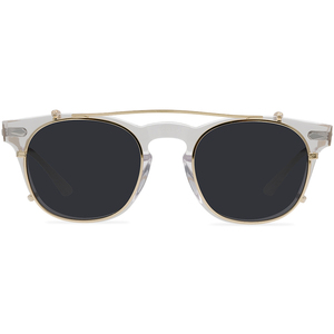 Gafas de sol polarizadas Retro Para hombre y mujer, lentes de lujo con clip, alta calidad - Product Image 2