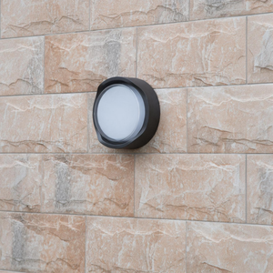 SENZHAO โคมไฟติดผนัง LED กลางแจ้ง IP65 กันน้ำอลูมิเนียมสีดำทันสมัยโคมไฟติดผนังภายนอกสวนระเบียงลานตกแต่งโคมไฟติดผนัง - Product Image 4