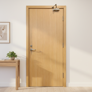 Porta in Legno Ignifuga Certificata per Progetti di Costruzione Internazionali, <span class=keywords><strong>Produzione</strong></span> ad Alta Capacità - Product Image 1