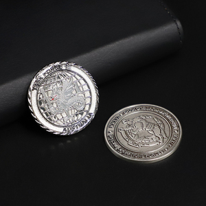 <span class=keywords><strong>Monedas</strong></span> de desafío para colección, gran oferta, Metal personalizado, Euro, plata antigua, recuerdo, logotipo personalizado de 3mm o personalizado 500 - Product Image 2