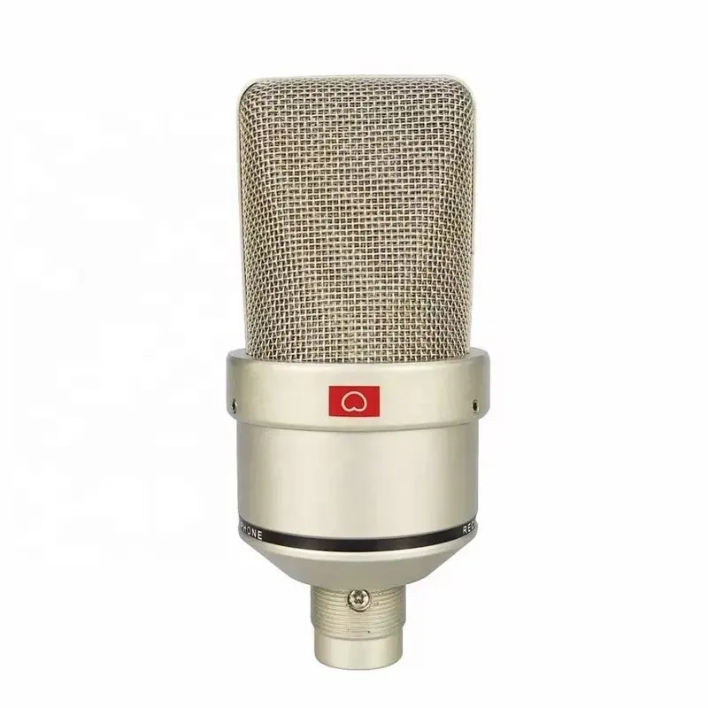 Microfone condensador de metal para notebook, para computador, profissional, para gravação de voz, gravação