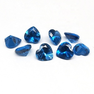 Phòng Thí Nghiệm Tạo Ra Blue Spinel Hình Trái Tim 119 # Spinel Đá Quý Màu Xanh Trái Tim - Product Image 4