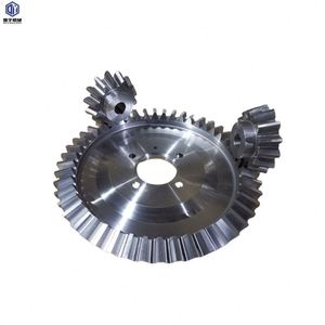 Piñón de engranaje cónico diferencial pequeño de forja de alta precisión para excavadora - Product Image 1