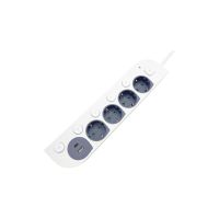 E-SUN Vielseitige Funktionalität 4*AC-Steckdosen 3*USB-Anschlüsse Steckdosenleiste Mit Einzelschaltern 6-Wege-Steckdose Mit Langer Verlängerung
