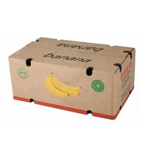 China Shenzhen factory low price corrugated carton fruit and vegetable packaging banana gift box