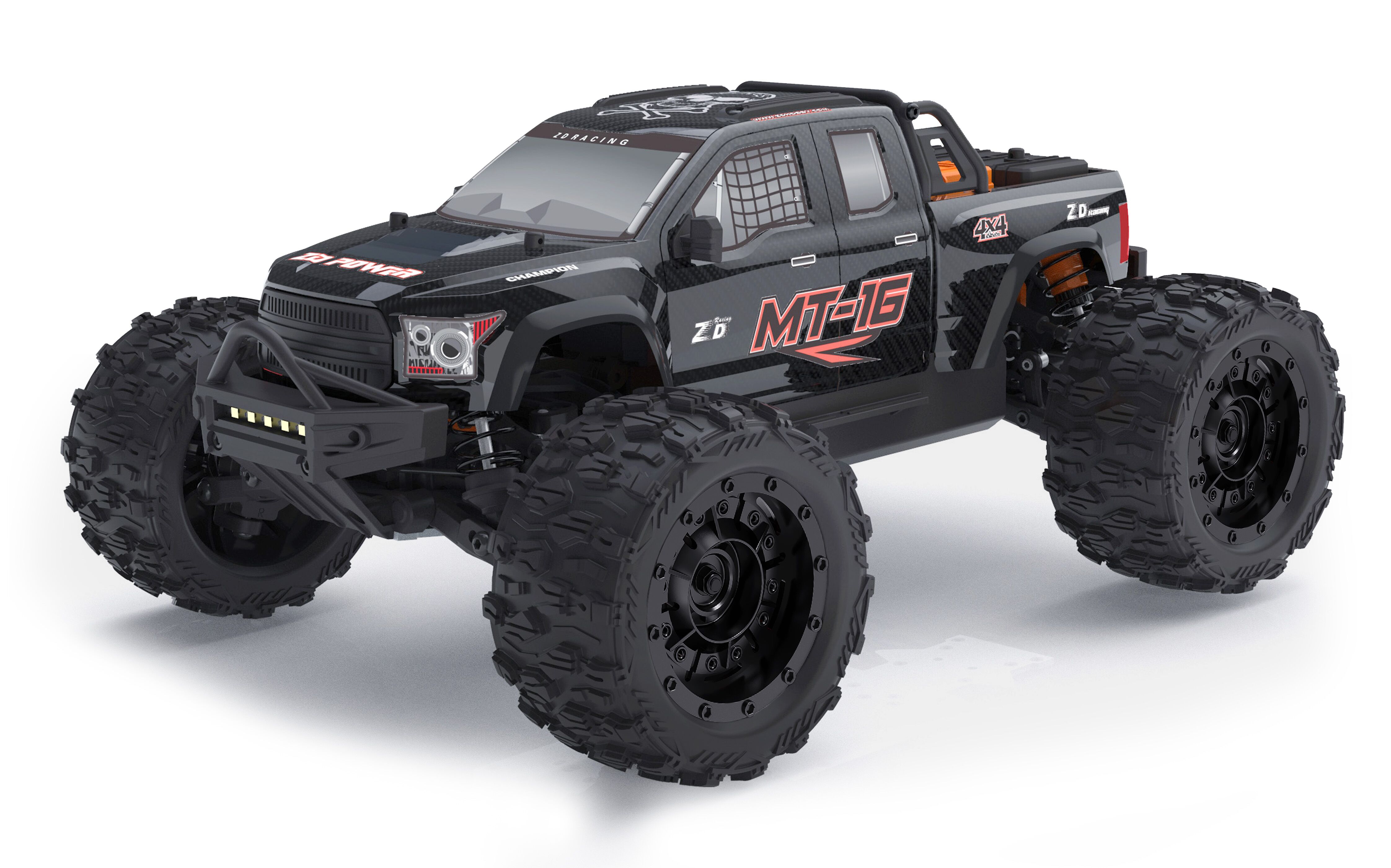 ZD Racing 1/16モンスタートラック MT16 ブラシレスモーター ZD Racing MT-16 4WD 2.4GHZ 4CH Brushless Motor 80Km/h 1/16