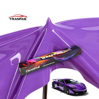 Film PPF de protection de carrosserie de voiture de luxe, 3 couches, nano-céramique, noir brillant, changeant de couleur, anti-jaunissement, transparent, auto-réparateur, TPU