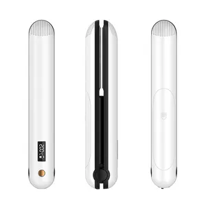 Hot selling Portable Mini Wireless Flat Iron Women USB Rechargeable Cordless Hair Straightener Travel Hair Curler Straightener