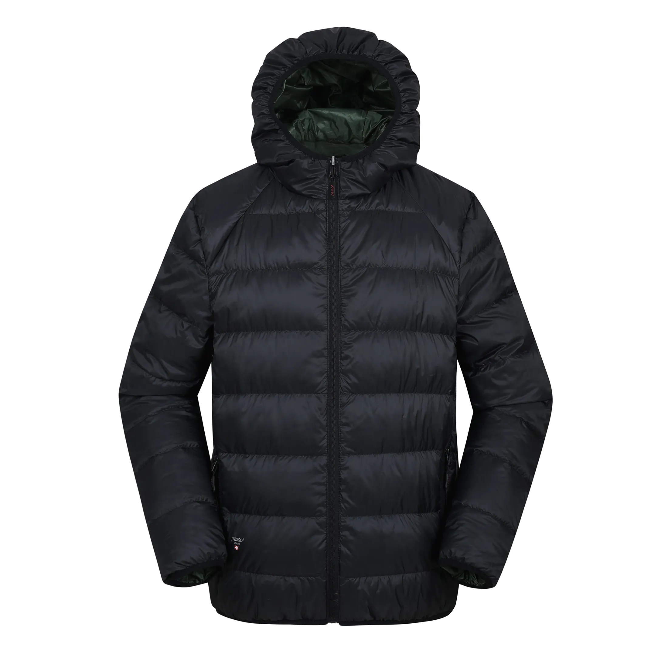 Custom Logo Reversible Hooded Quilt Warm Thicken Winter Coats Bubble Sportswear Uniform Windbreaker Waterproof Puffer Jacket Men