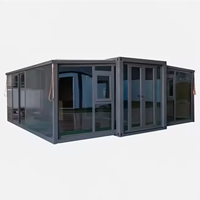 Maison mobile pliable personnalisée, conteneur habitable, hôtel, bureau, entrepôt, maison extensible sur mesure
