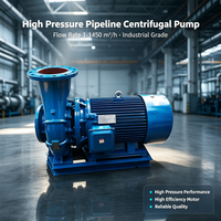 Pompe centrifuge industrielle haute pression pour pipeline, 1-1450m³/h, populaire, de haute qualité