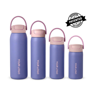Bottiglia d'Acqua in Acciaio Inox a Bocca Larga con Isolamento Sottovuoto e Coperchio Ermetico per Bevande Fredde, Sport e Viaggi - Product Image 5