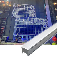Tube de lumière matricielle Disco 3D DMX RGB IP65 à changement de couleur avec 10/20 pixels/m pour décoration de scène et feston