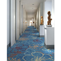 Alfombra Axminster de Alta Definición con Patrón, de Pared a Pared, para Proyectos Hoteleros de Calidad, Fácil de Limpiar y Mantener