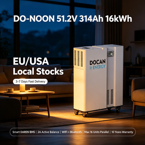 ระบบพลังงานแสงอาทิตย์แบบไฮบริด DO-NOON สำหรับบ้านพักอาศัย แบบต่อพ่วงได้ 10kWh 30kWh 51.2V 200Ah/300Ah ชุดแบตเตอรี่ลิเธียมไอออน MB31 16kWh Whole-H - Product Image 1