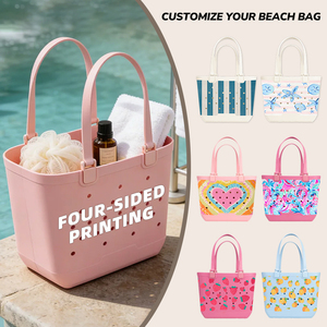 Bolsos de Playa Grandes de EVA, Impermeables, de Verano, de Goma, para Mujer, de Silicona, para Compras - Product Image 5