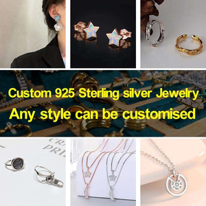 Maker Fashion Custom Silver Joyería de acero inoxidable Anillo de moda Pendientes Pulsera Colgante Collar-Fabricante directo - Product Image 6