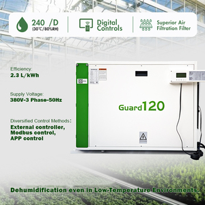 Déshumidificateur de plafond Preair 380V 240L/J pour la gestion de l'humidité CVC dans les centres de données IA, salles de serveurs et ateliers électriques - Product Image 2