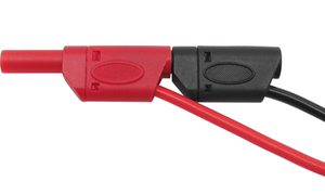 Sicherheit 4mm banana stecker 18AWG test führt 100cm stapelbar bananen stecker tests kabel hohe spannung test führt - Product Image 2