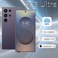 S26 Ultra NFC 16 Go RAM 1 To ROM Vente en gros 6,9 pouces Deca Core 8000 mAh Éducatif Amérique du Sud Niveau d'entrée 5G Mode Nuit Téléphone Pas Cher
