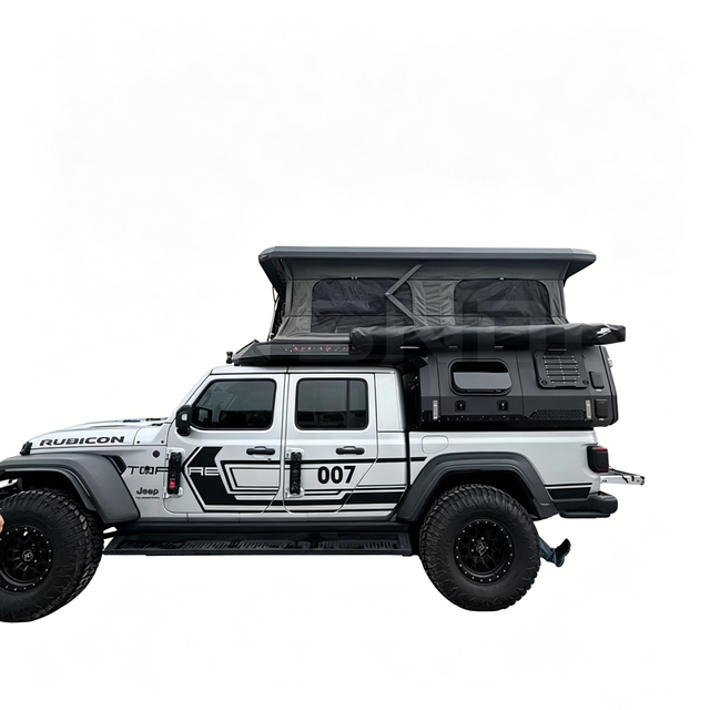 SNDN Travel RV With Aluminium Foldable Pickup Truck Camper