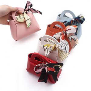 Colorful Candy Bag Wedding DIY Gifts Packaging <b>Pouch</b> Candy PU Leather <b>Mini</b> Handbag for Children - Product Image 4
