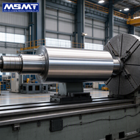 Arbre de rouleau de tambour de pelletiseur forgé 42CrMo pour usine de frittage de minerai de fer, cylindre rotatif, arbre de laminoir sur mesure OEM