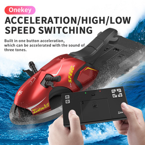 AiJH Control remoto lancha carreras barco al aire libre completamente sellado impermeable aceleración competitiva Rc lancha Juguetes - Product Image 6