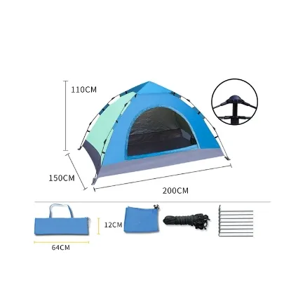 Personnalisation en usine tente extérieure portable étanche grand espace 5-8 personnes famille Camping randonnée tente