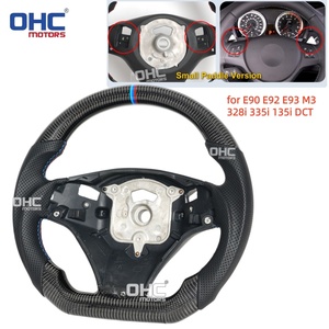 <span class=keywords><strong>Volante</strong></span> de Fibra de Carbono Real para BMW M3 328i 335i SSG 135i DCT E92 E93 E90, Disponible en EE. UU., con Línea Tricolor - Product Image 4